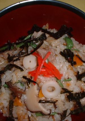 山菜まぜご飯-レシピのメイン写真