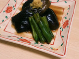 なすといんげんの煮浸し