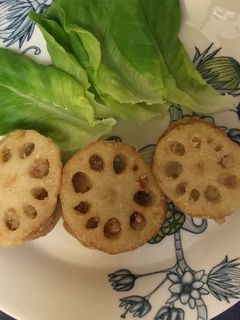 ◉レンコンの鶏ひき肉はさみ揚げ-レシピのメイン写真