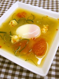 豆乳入りピリ辛冷製スープ-レシピのメイン写真