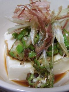 みょうが オクラ 冷や奴〜さっぱり♪-レシピのメイン写真