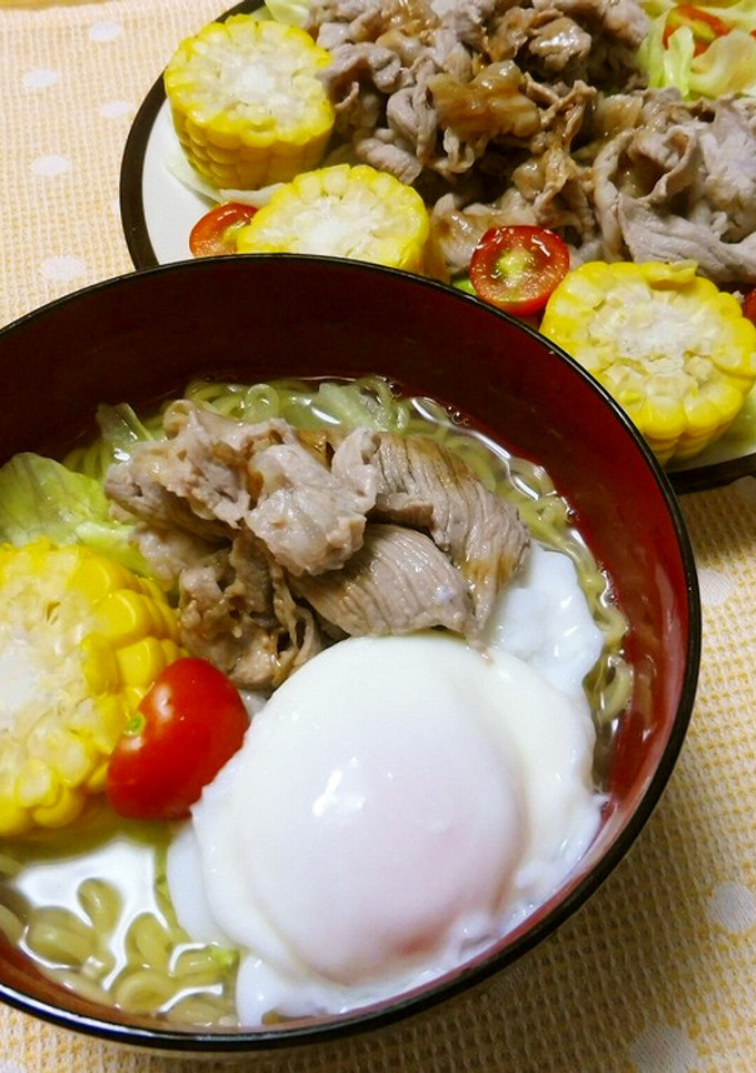 満足冷しゃぶ夏野菜ラーメン-レシピのメイン写真