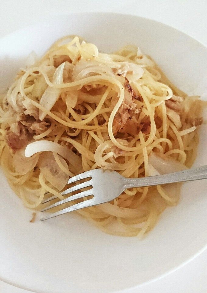 ツナ缶と玉ねぎ♡簡単和風パスタ-レシピのメイン写真