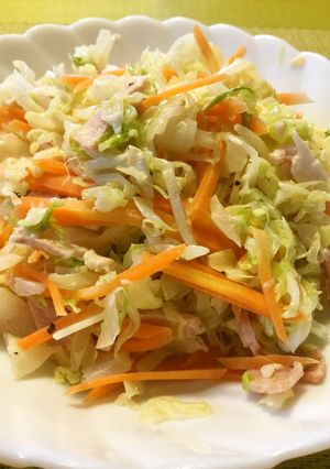 茹でキャベツのサラダ マヨネーズ味-レシピのメイン写真