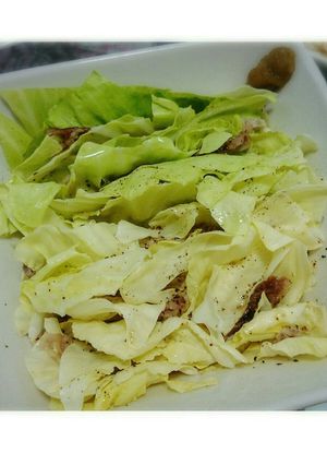 レンジでキャベツと豚肉のミルフィーユ風-レシピのメイン写真