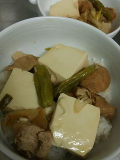 煮るだけ簡単ずぼらな豆腐丼-レシピのメイン写真