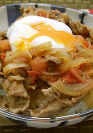トマト牛丼-レシピのメイン写真