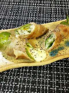 万願寺唐辛子de簡単♡チーズin肉巻き♪-レシピのメイン写真