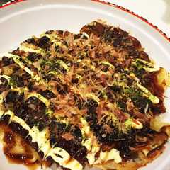 รูปของ パリ♪カリ♪そうめん入りお好み焼き！