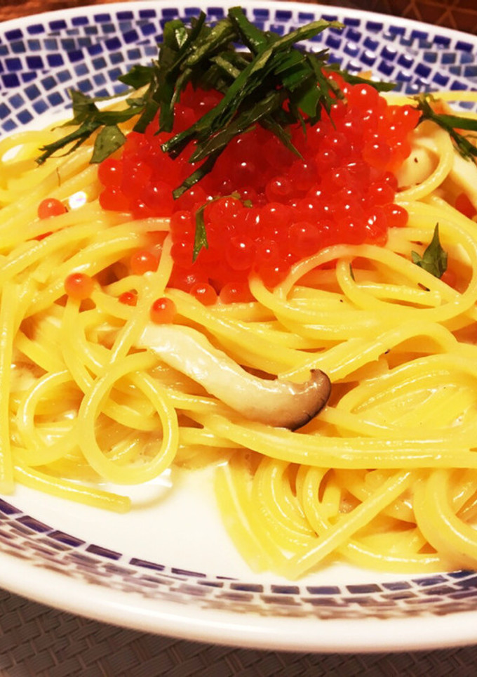 いくらの和風クリームパスタ-レシピのメイン写真