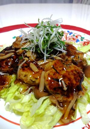 豆腐バーグdeまごわやさしい^^-レシピのメイン写真