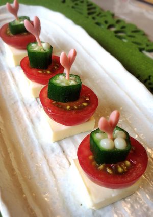 夏野菜のカラフルピンチョス-レシピのメイン写真