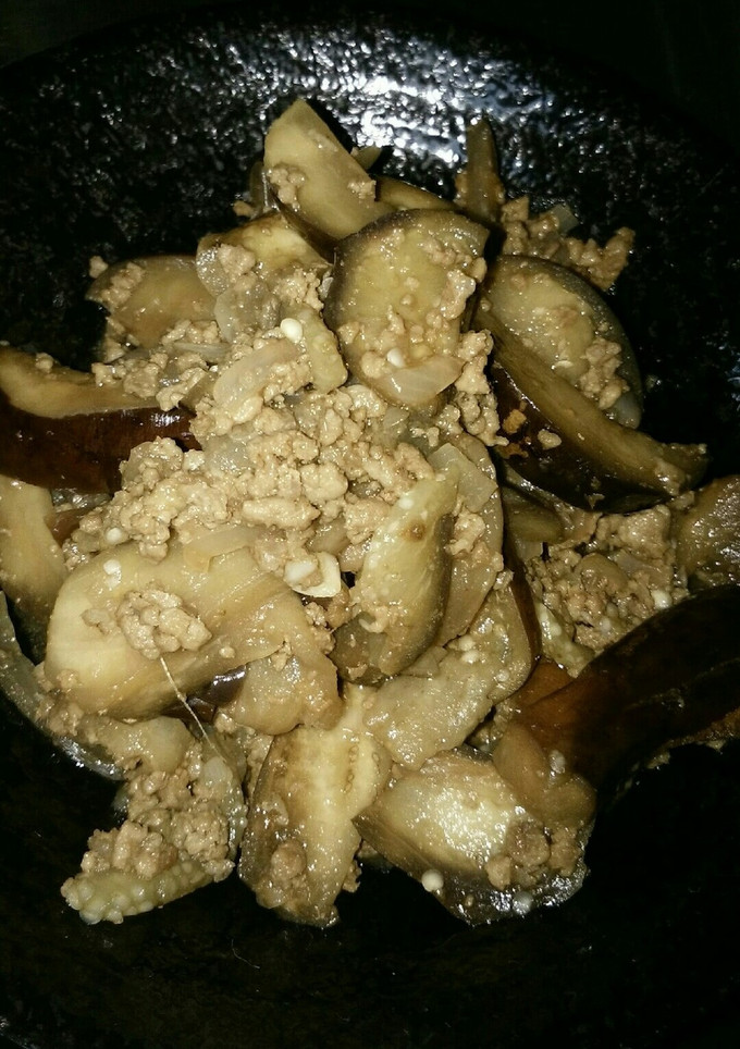 余った冷やし中華のたれで♡　麻婆茄子-レシピのメイン写真