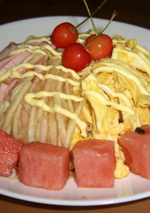 すいかのレモン冷やし中華-レシピのメイン写真