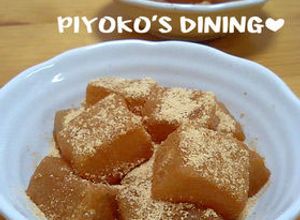 片栗粉で✿和菓子屋さんの本格わらび餅風❤-レシピのメイン写真