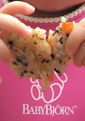 離乳食♪手づかみ食べ初期のごはんお焼き-レシピのメイン写真