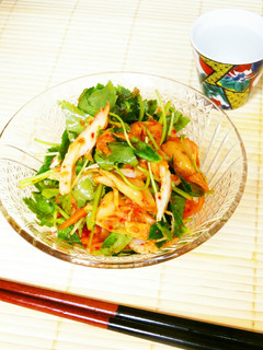 ☺簡単♪ちくわと三つ葉のキムチ和え☺-レシピのメイン写真