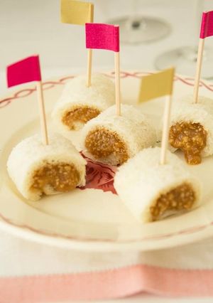ピーナッツハニーロールサンド-レシピのメイン写真