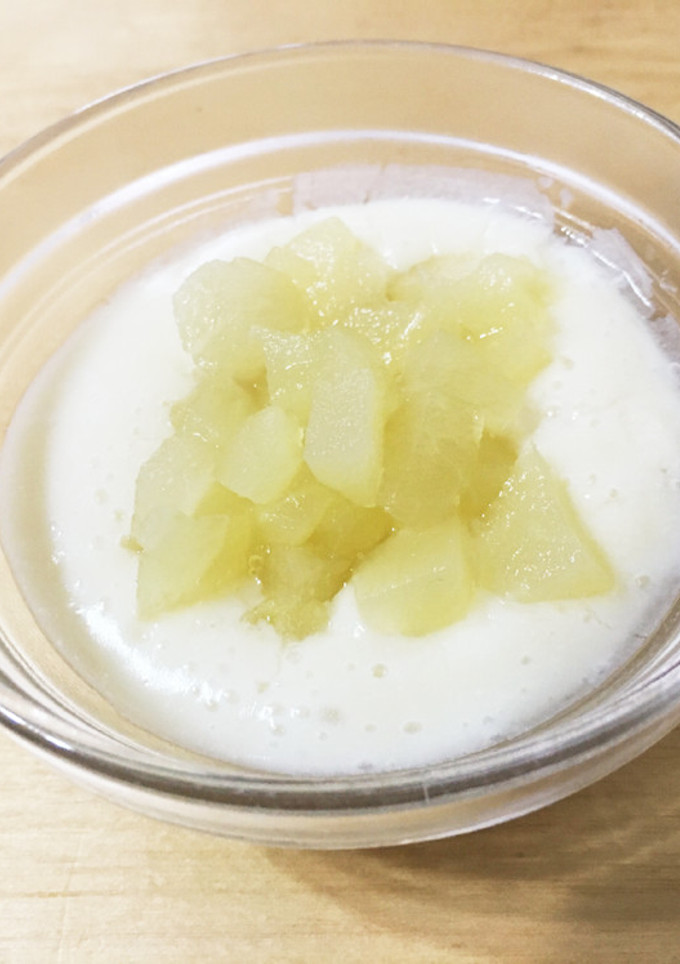 離乳食 後期 りんごと豆乳のフラン-レシピのメイン写真