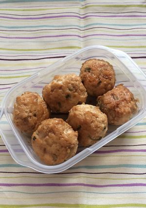 お弁当 照り焼き鶏つくね-レシピのメイン写真