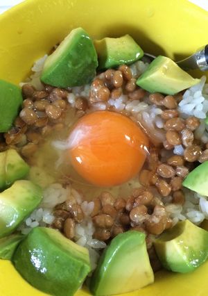 アボカド大好き♡絶品納豆アボカドごはん-レシピのメイン写真