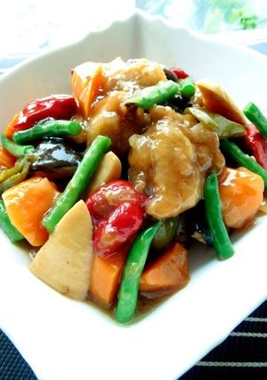 鶏肉でさっぱり和風酢豚-レシピのメイン写真