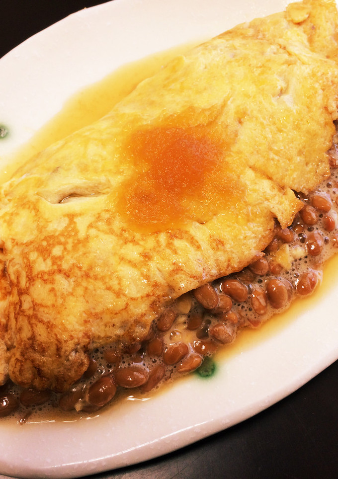 簡単っ！ふわふわ和風おろし納豆オムレツ！-レシピのメイン写真