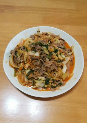 子供も食べやすい豚キムチ炒め-レシピのメイン写真