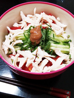 夏にぴったり!梅しそうどん-レシピのメイン写真
