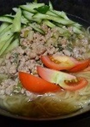 坦々風夏拉麺-レシピのメイン写真