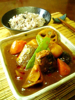 さば味噌缶と根菜mixの和風カレー♪-レシピのメイン写真