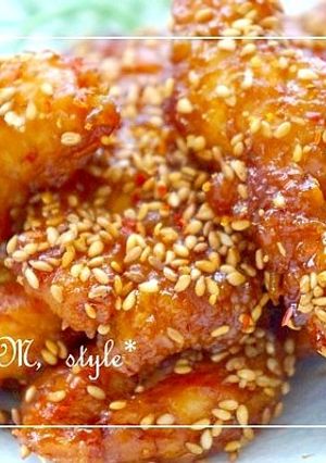 柔らか＊鶏ムネ肉の甘辛チキンスティック-レシピのメイン写真