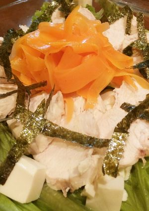 簡単Σ(･ω･ﾉ)ﾉ！鶏サラダ(⋈◍＞◡-レシピのメイン写真