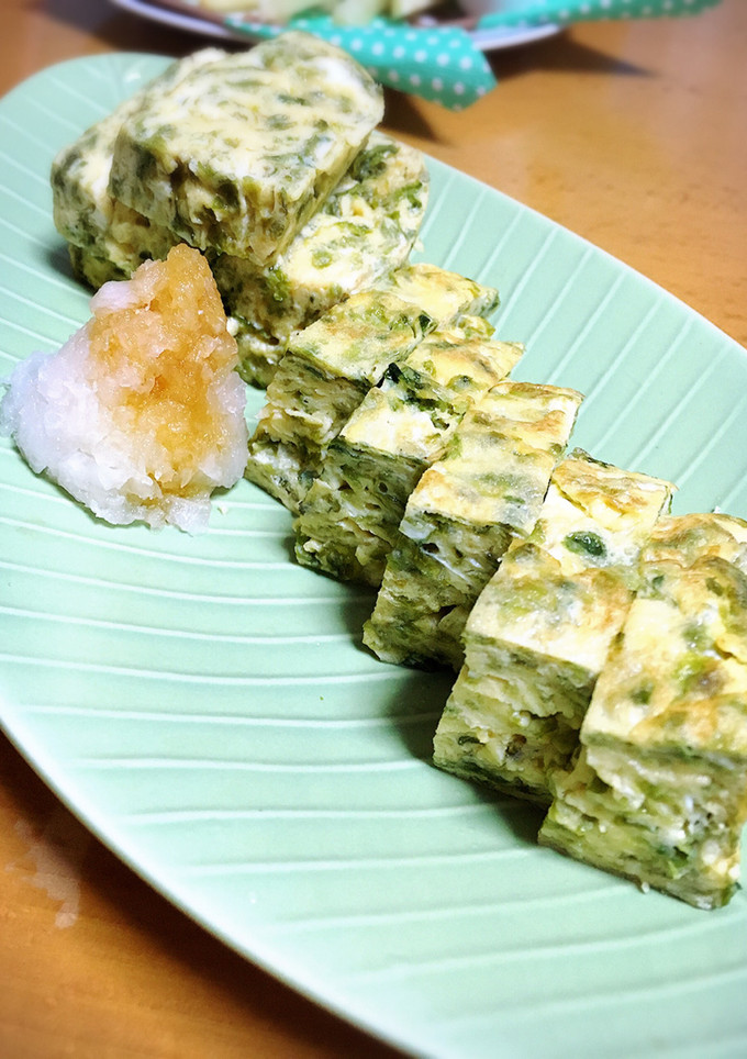 海苔の佃煮で玉子焼き-レシピのメイン写真