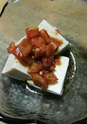 地中海トマトの冷奴-レシピのメイン写真