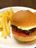 北海道産パティのテリヤキバーガー