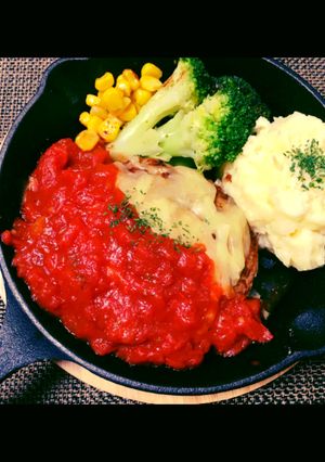 ハンバーグ-レシピのメイン写真