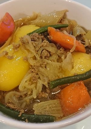 絶品‼ひき肉で簡単肉じゃが-レシピのメイン写真