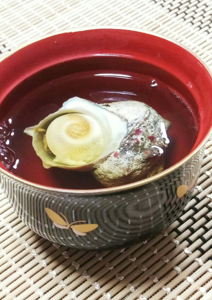 だし昆布入り☆さざえのすまし汁♪-レシピのメイン写真