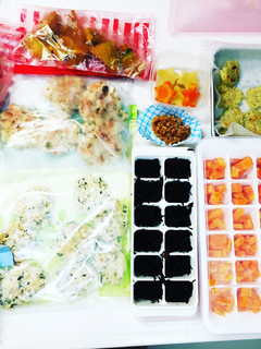 離乳食 後期 一度にたくさんストック♫-レシピのメイン写真