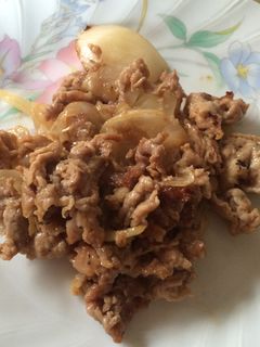 豚肉と玉ねぎの甘辛煮-レシピのメイン写真