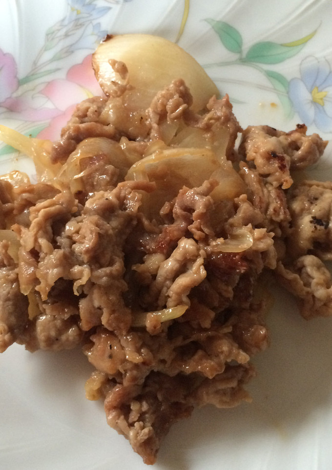 豚肉と玉ねぎの甘辛煮-レシピのメイン写真