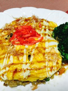 お手軽オムそばめし-レシピのメイン写真