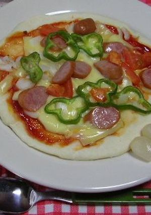 基本のバン生地でビザ-レシピのメイン写真