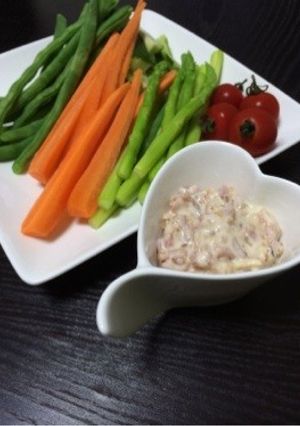野菜ディップ☆ベーコンジンジャー-レシピのメイン写真