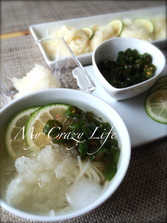 辛さやみつき青唐辛子とすだちの白だし素麺-レシピのメイン写真