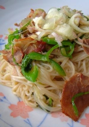 ミョウガのそうめんチャンプルー-レシピのメイン写真