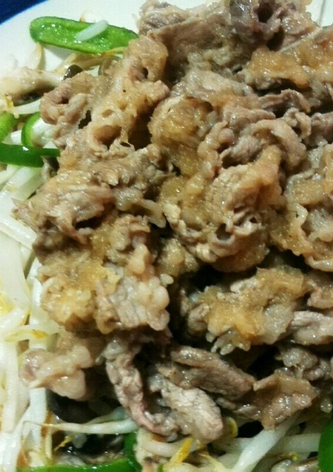 やわらかくてご飯がすすむ！牛肉のみぞれ煮-レシピのメイン写真