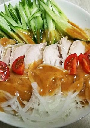 鶏専門店の最高棒棒鶏☆マジうまっ‼-レシピのメイン写真