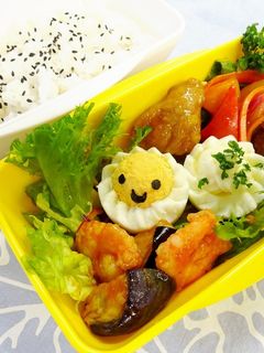 【花卵コロン】ゆでたまご花のお弁当-レシピのメイン写真